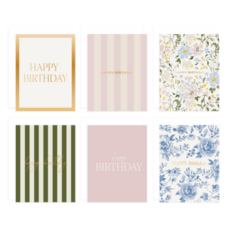 Happy Birthday Boxed Card Set, 12 Pack - Greeting Card