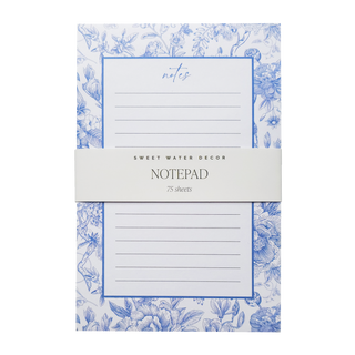 Blue Delft Notepad - Stationery & Office Accessories