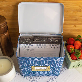 Carson Metal Recipe Box