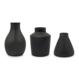 Clay Table Vase - Black