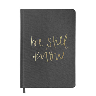 Be Still and Know Fabric Journal