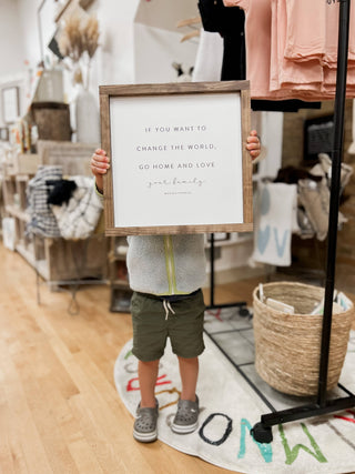 If You Want to Change the World | White