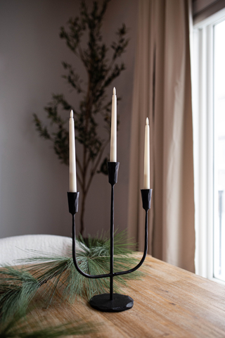 Luxe B Co - Iron 3 Arm Candelabra Large