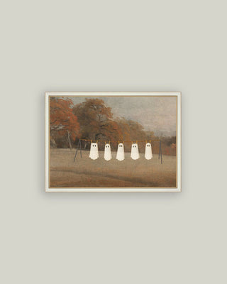 Petal Lane Home - Haunted Laundry Framed Antique Art