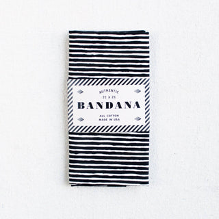 Abracadana - Black Striped Bandana