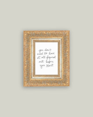You Don't Need Framed Antique Art