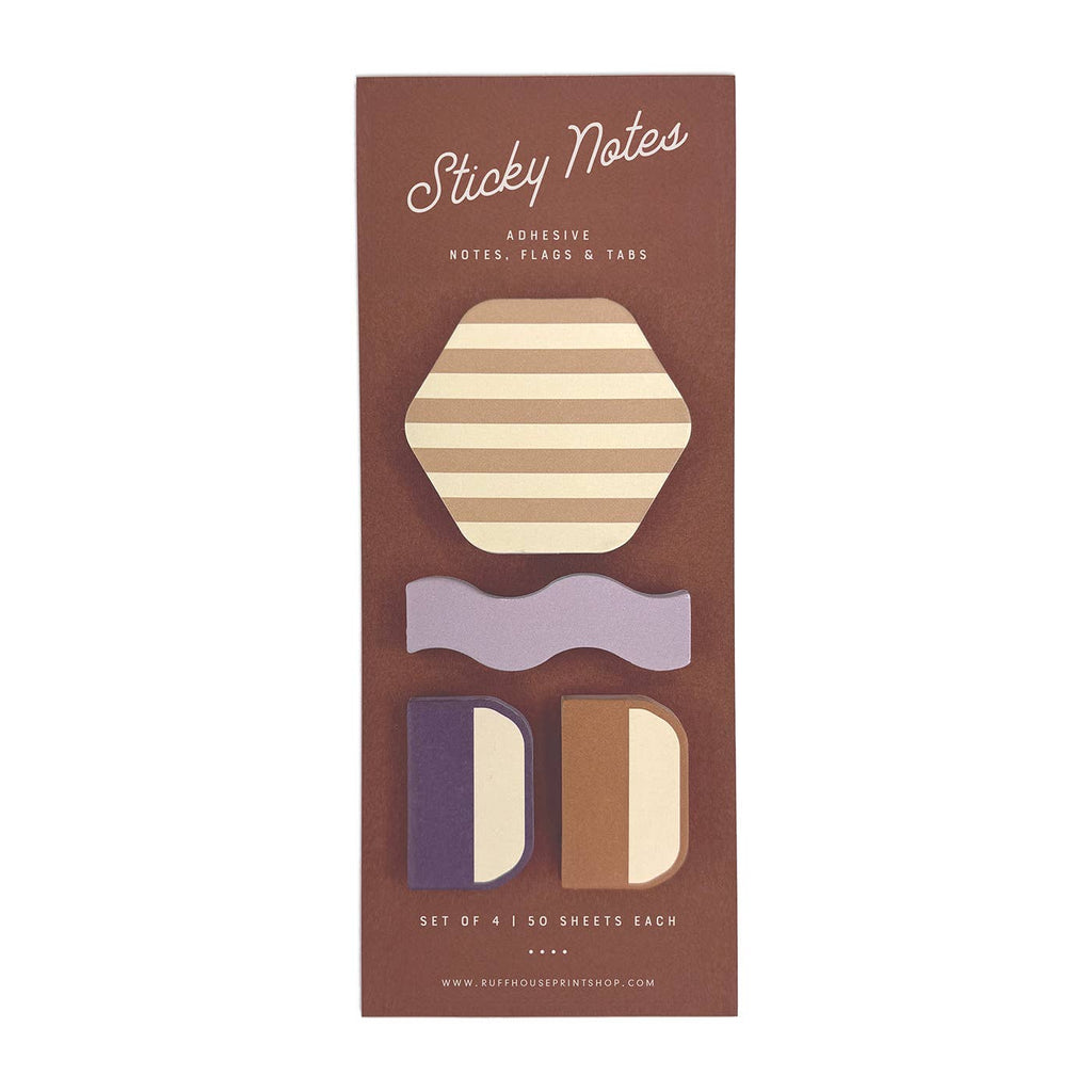 Stripe Sticky Note Set - Page Flags and Tabs – Salt & Acres