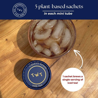 Tea with Tae - Liberty Peach Mini Tea Tube | Celebrate America's 250th Bday