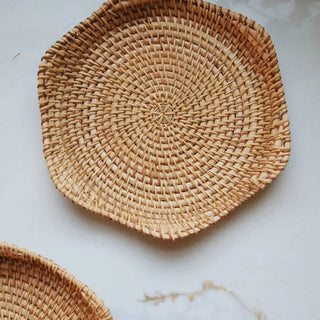 Natural Rattan Woven Tray