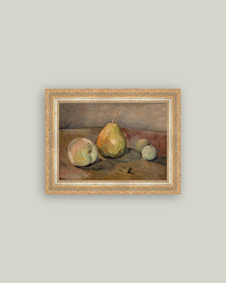 Petal Lane Home - Pears and Apples Framed Antique Art