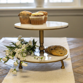 Marble & Gold Riser