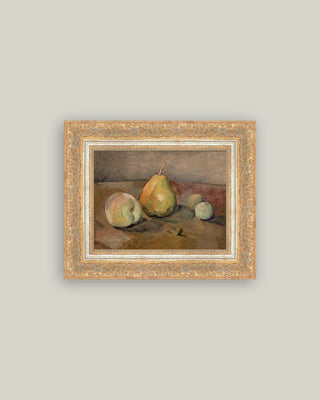 Petal Lane Home - Pears and Apples Framed Antique Art