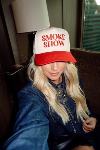 Ruby Moon - Smoke Show- Embroidered Hat 
