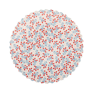 Floral Bamboo Plate Set