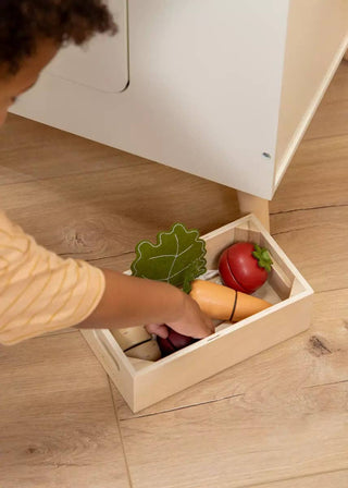 Wooden Vegetables Playset