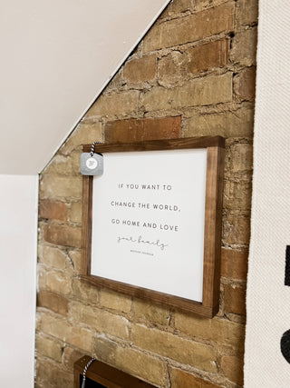 If You Want to Change the World | White