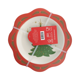 Nutcracker Bamboo 9" Plate Set