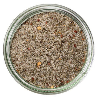 Sous Salt - Grey Salt Herb and Garlic Glass Jar