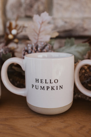 Sweet Water Decor - Hello Pumpkin Stoneware Coffee Mug