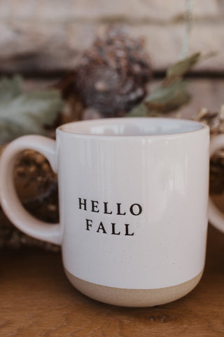 Sweet Water Decor - Hello Fall Stoneware Coffee Mug