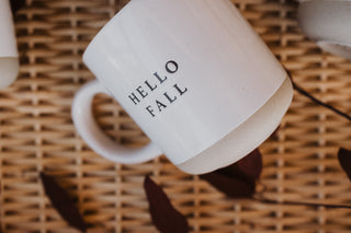 Sweet Water Decor - Hello Fall Stoneware Coffee Mug