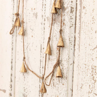 Gold Tone Mini Bells Garland