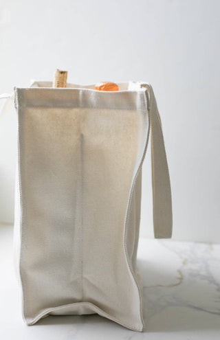 Wine Carrier Canvas Tote Reusable Bag