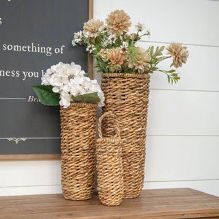 Grass Wall Hanging Baskets - Set of 3