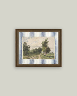 Provence Landscape Framed Antique Art