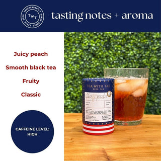 Tea with Tae - Liberty Peach Mini Tea Tube | Celebrate America's 250th Bday