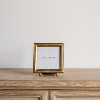 Arched Brushed Brass Inspired Photo Frame