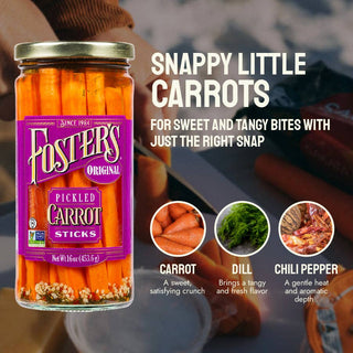 Foster's Pickled Products - Foster's Pickled Carrots - 16oz