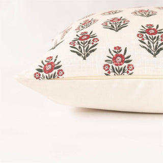 Red Block Print Silhouette