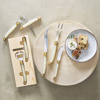 Cheese Knife Set - Set of 3 - Pearl