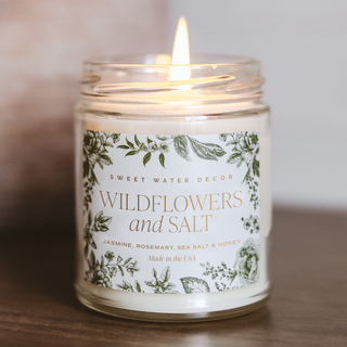 Wildflowers and Salt 9 oz Soy Candle