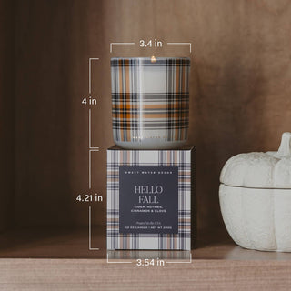 Cozy Season 12 oz Boxed Soy Candle - Fall Decor & Gift