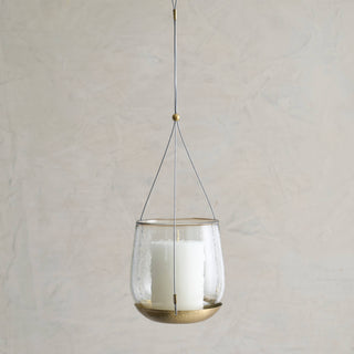 Pebbled Hanging Lantern Large