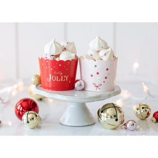 Pink Reindeer Food Cups - 50 pcs
