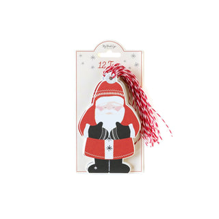 Santa Over-sized Tags