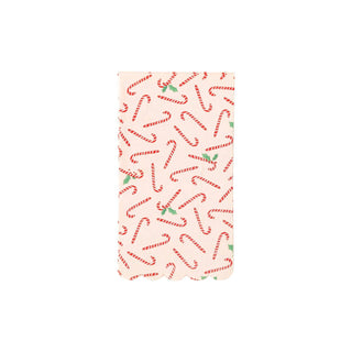 Candy Cane Scallop Guest Towel Napkin