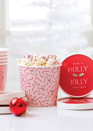 Holly Jolly Treat Cup- 6 pack