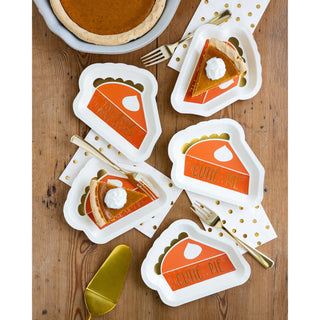 Pie Shaped 7" Plate Set 8ct